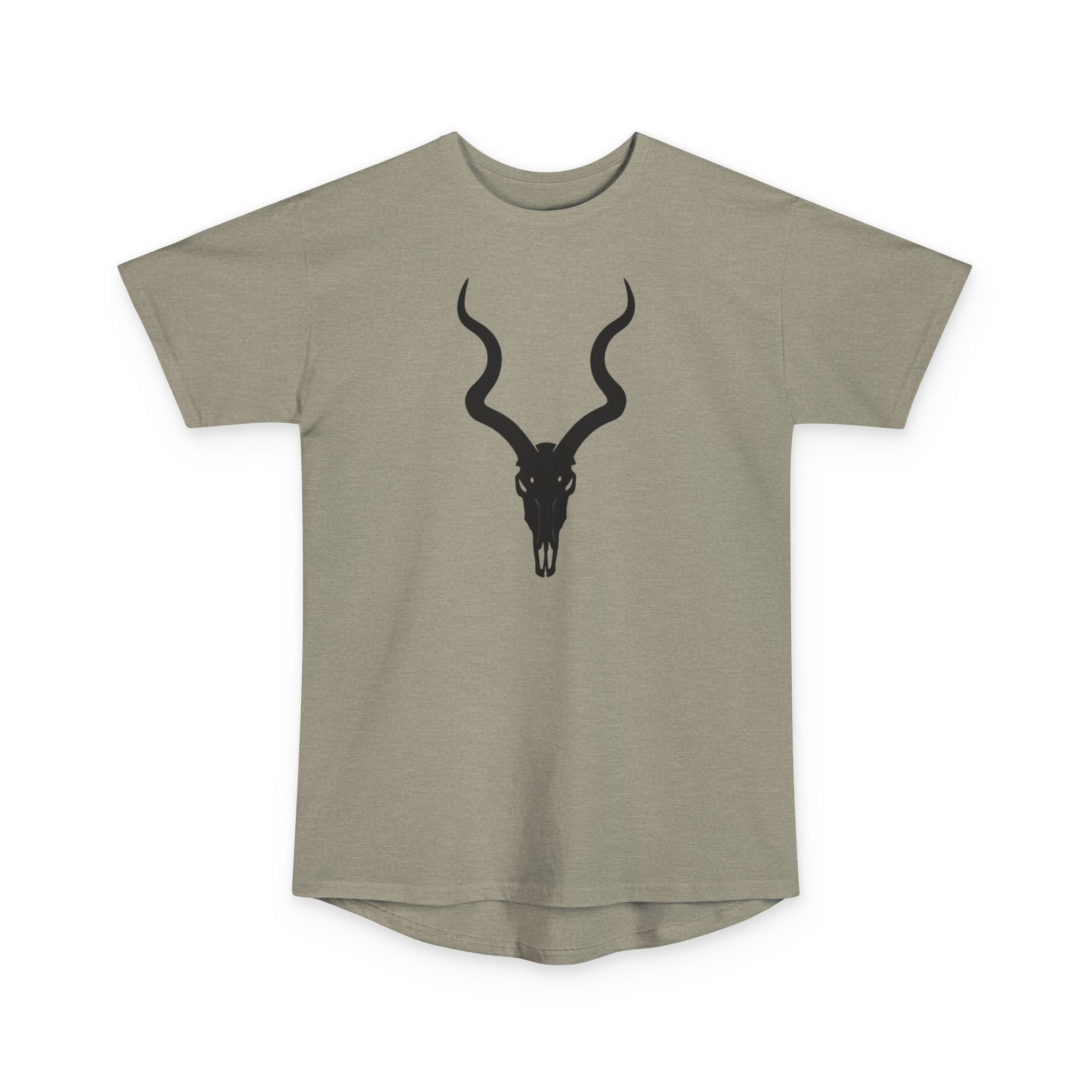 Urban Skull Graphic Tee - Unisex Long Body Design