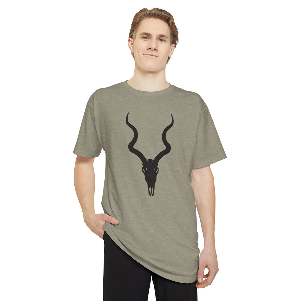 Urban Skull Graphic Tee - Unisex Long Body Design