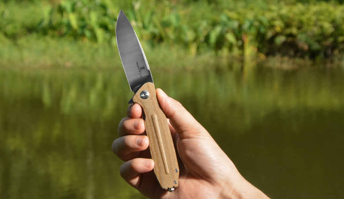 Hunting Folding Pocket Knife Paracord Foldable Knife