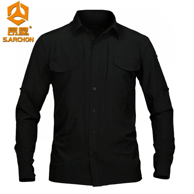 Outdoor Tactical Fishing/Hunting Shirt Quick Dry Casual Workwear Safari Shirts