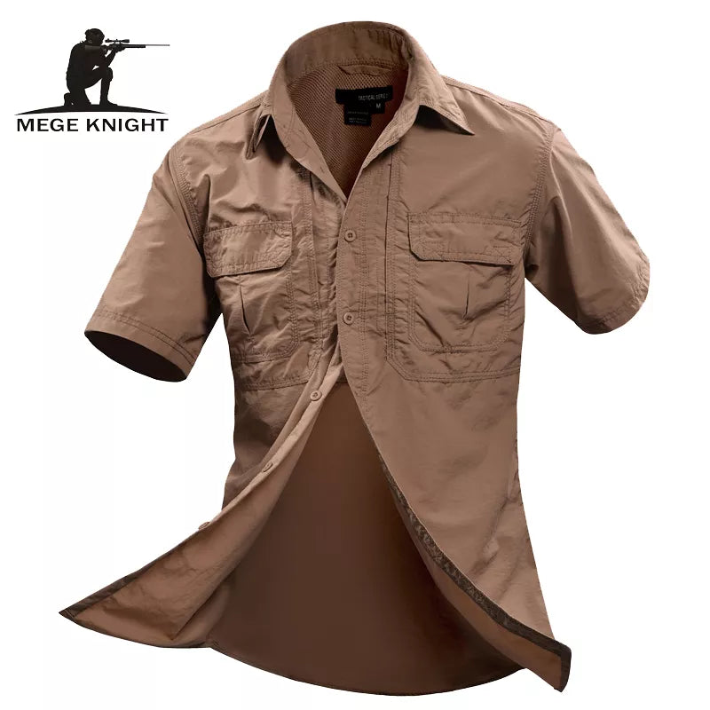 Men Short Sleeve Shirt Casual Shirt