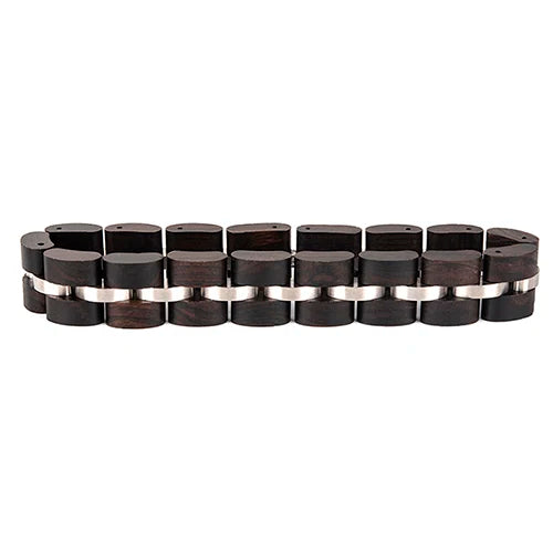 Wooden and Titanium Men's Bracelet