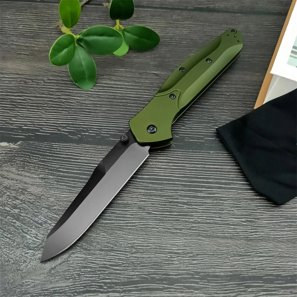 Pocket Knife Aluminium Handle Outdoor Defense Flipper Knives With Dust Bag Tools
