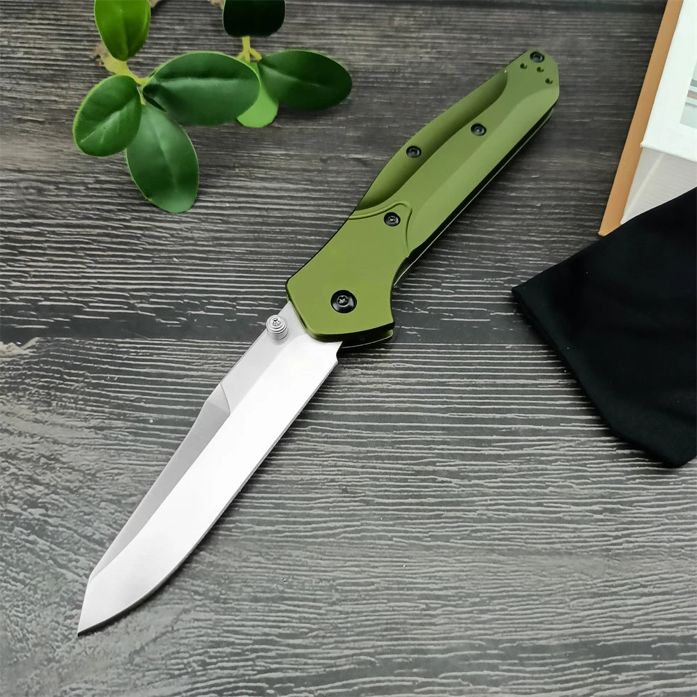 Pocket Knife Aluminium Handle Outdoor Defense Flipper Knives With Dust Bag Tools